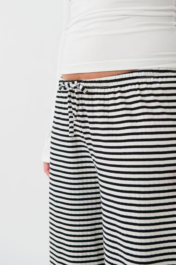 Gestreepte loungebroek