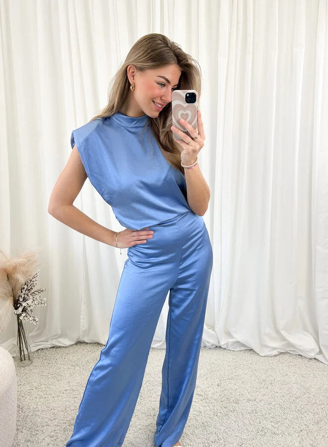 satijnen jumpsuit