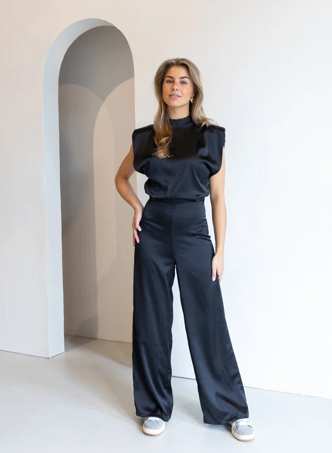 satijnen jumpsuit